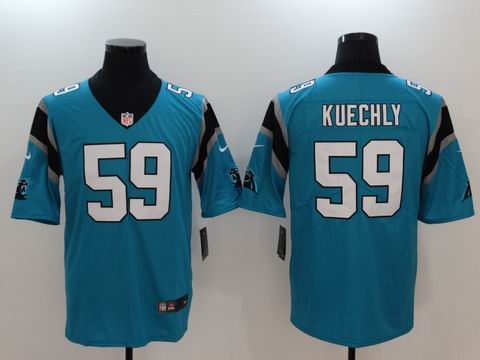 nike nfl Carolina Panthers #59 Kuechly rush II blue jersey