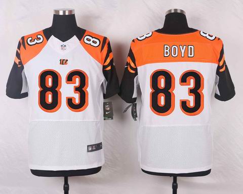 nike nfl Cincinnati Bengals #83 Tyler Boyd white elite jersey