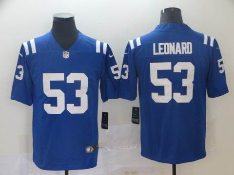 nike nfl Colts #53 Leonard blue vapor untouchable jersey