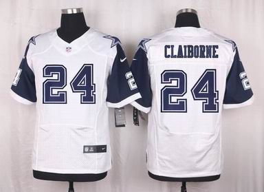 nike nfl Cowboys #24 Morris Claiborne thanksgiving white elite jersey