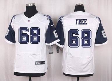 nike nfl Cowboys #68 Doug Free thanksgiving white elite jersey