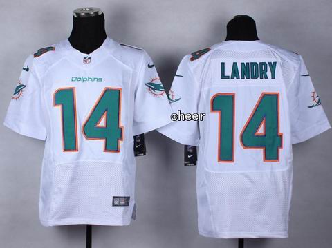 nike nfl Dolphins #14 Landry white elite Jersey