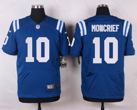 nike nfl Indianapolis Colts #10 Donte Moncrief blue elite jersey
