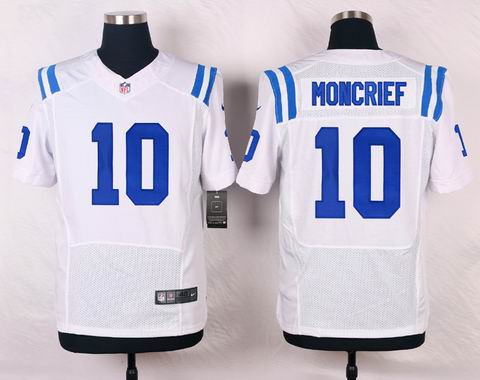 nike nfl Indianapolis Colts #10 Donte Moncrief white elite jersey