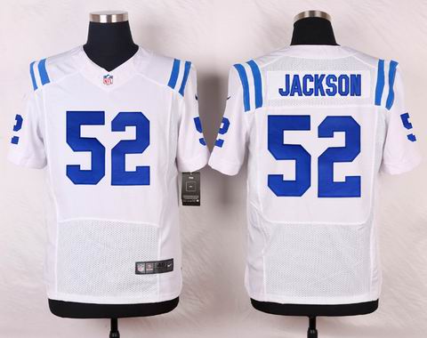 nike nfl Indianapolis Colts #52 Jackson white elite jersey