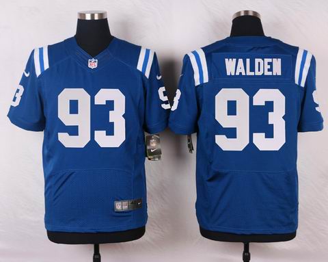 nike nfl Indianapolis Colts #93 Erik Walden blue elite jersey