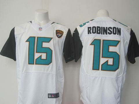nike nfl Jacksonville Jaguars #15 Allen Robinson white elite jersey