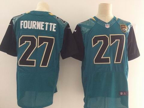 nike nfl Jacksonville Jaguars #27 FOURNETTE green elite jersey