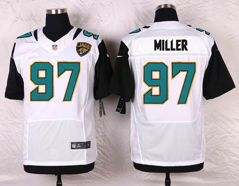 nike nfl Jacksonville Jaguars #97 Miller white elite jersey