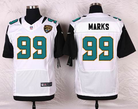nike nfl Jacksonville Jaguars #99 Marks white elite jersey