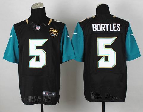 nike nfl Jacksonville Jaguars 5 Bortles black elite jersey