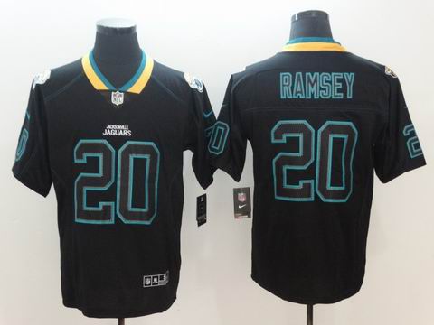 nike nfl Jaguars #20 Ramsey lights out black rush limited jersey
