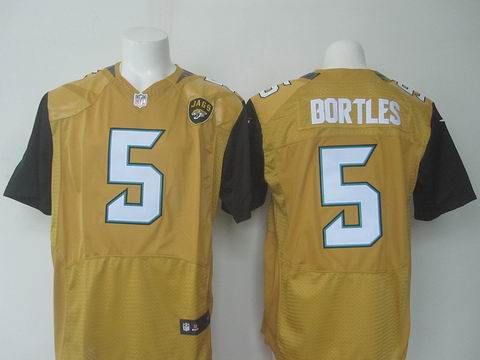 nike nfl Jaguars #5 Bortles yellow jersey