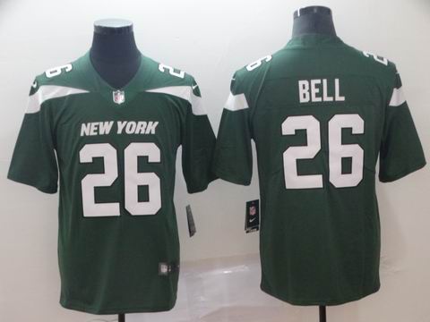 nike nfl Jets #26 Bell Vapor Untouchable limited green jersey