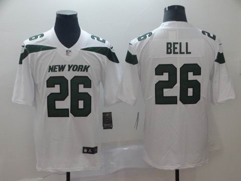 nike nfl Jets #26 Bell Vapor Untouchable limited white jersey
