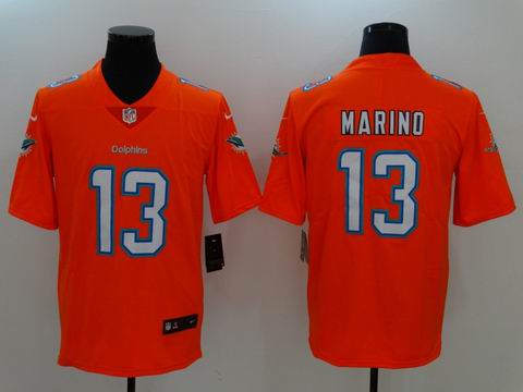 nike nfl Miami Dolphins #13 Marino rush II orange jersey