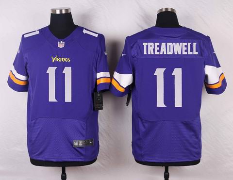 nike nfl Minnesota Vikings #11 Laquon Treadwell purple elite jersey