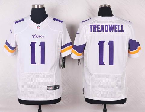 nike nfl Minnesota Vikings #11 Laquon Treadwell white elite jersey