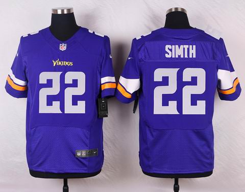 nike nfl Minnesota Vikings #22 Harrison Smith purple elite jersey