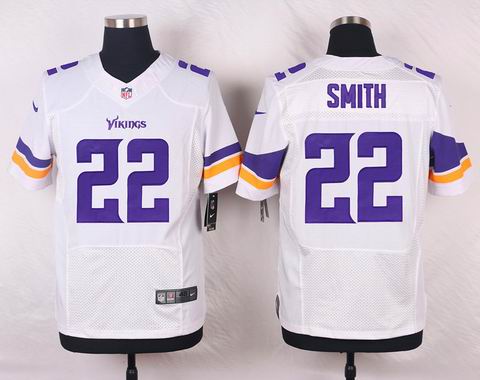 nike nfl Minnesota Vikings #22 Harrison Smith white elite jersey