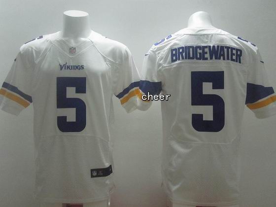 nike nfl Minnesota Vikings #5 Bridgewater White Jersey