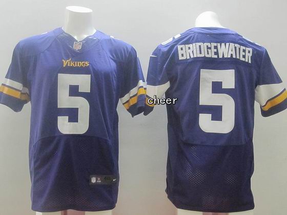 nike nfl Minnesota Vikings #5 Bridgewater purple Jersey