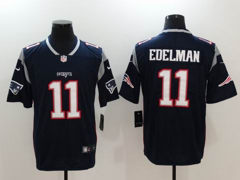 nike nfl New England Patriots #11 EDELMAN rush II blue jersey