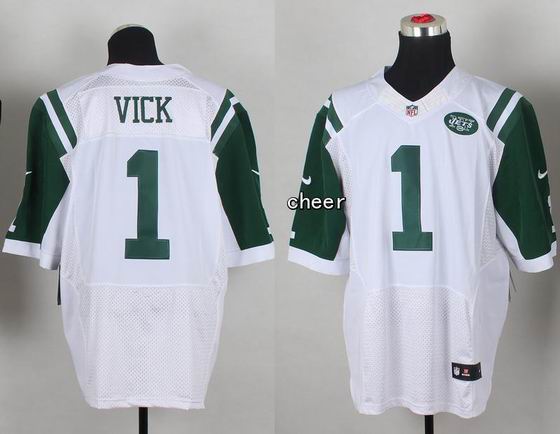nike nfl New York Jets #1 Vick White Jersey