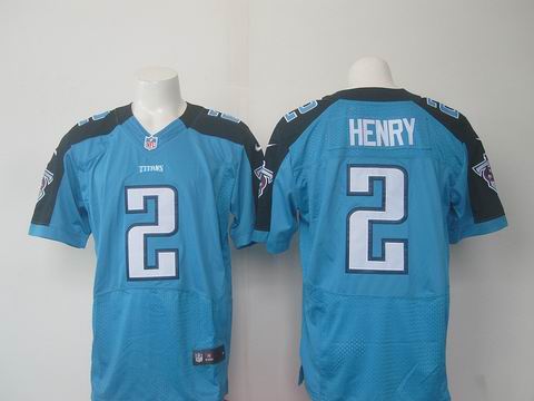 nike nfl Tennessee Titans #2 Henry light blue elite jersey