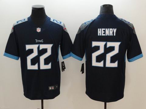 nike nfl Tennessee Titans #22 Henry Vapor Untouchable Limited black Jersey