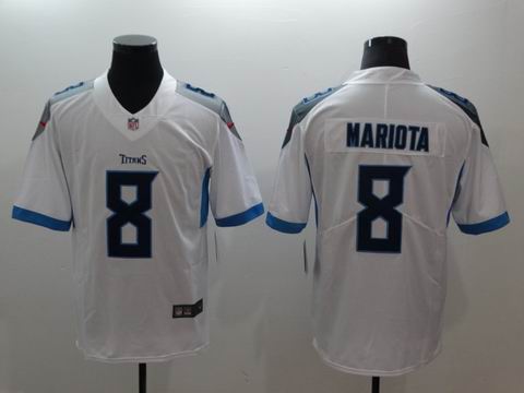 nike nfl Tennessee Titans #8 Mariota Vapor Untouchable Limited white Jersey