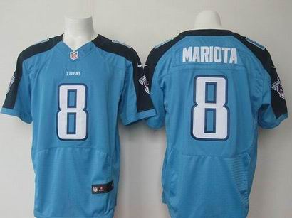 nike nfl Titans 8 Mariota blue elite jersey