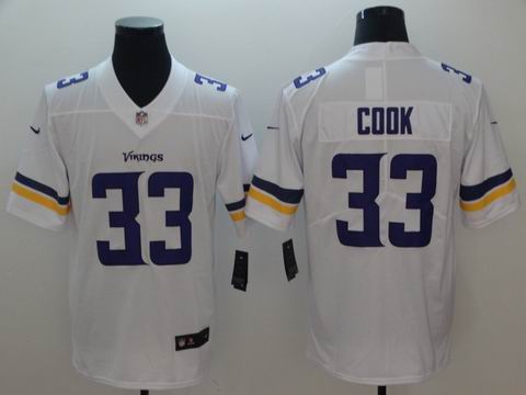 nike nfl Vikings #33 Dalvin Cook white vapor untouchable limited jersey