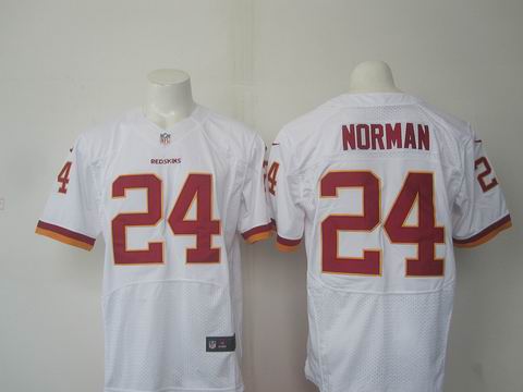 nike nfl Washington Redskins #24 Josh Norman white elite jersey