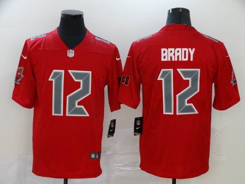 nike nfl buccaneers #12 Brady red rush jersey