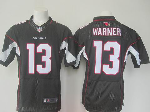 nike nfl cardinals #13 Warner black elite jersey