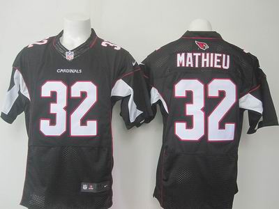 nike nfl cardinals #32 Mathieu black elite jersey