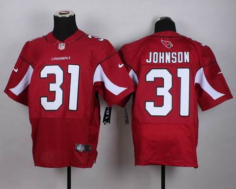 nike nfl cardinals 31 Johnson red elite jersey