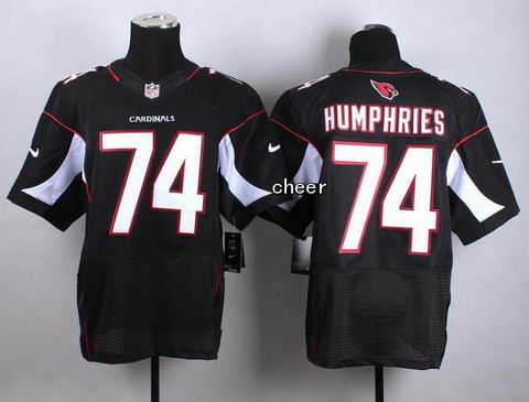 nike nfl cardinals 74 Humphries black elite jersey