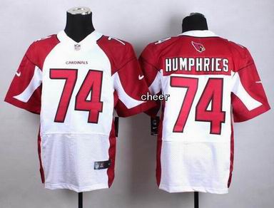 nike nfl cardinals 74 Humphries white elite jersey