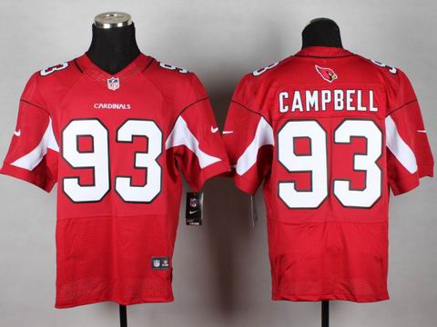 nike nfl cardinals 93 Campbell red elite jersey