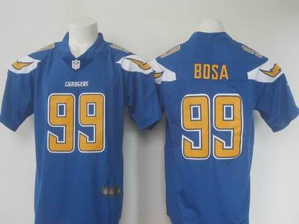 nike nfl chargers #99 BOSA blue rush limtied jersey