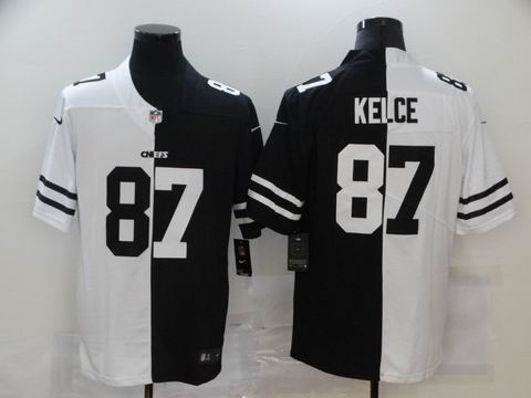 nike nfl chiefs #87 KELCE white black jersey