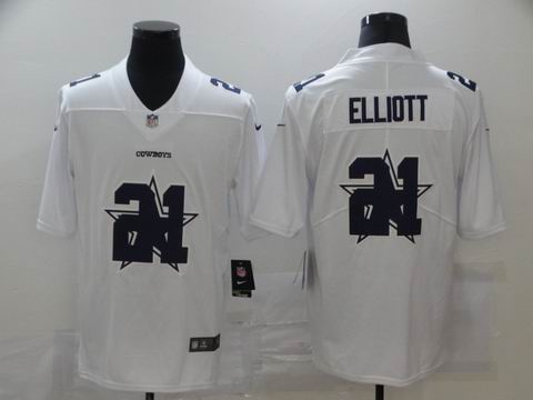 nike nfl cowboys #21 ELLIOTT white shadow jersey