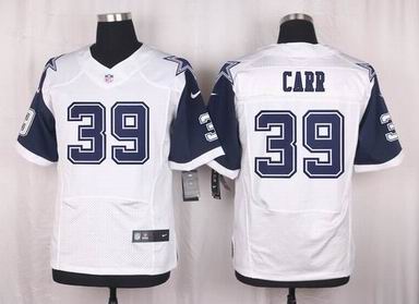 nike nfl cowboys #39 Brandon Carr thanksgiving white elite jersey