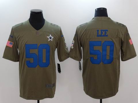 nike nfl cowboys #50 LEE Olive Salute To Service Limited Jersey