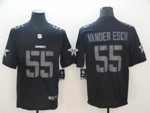 nike nfl cowboys #55 Vander Esch fashion impact black rush jersey