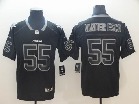 nike nfl cowboys #55 Vander Esch lights out black rush jersey