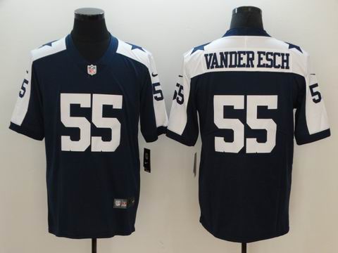 nike nfl cowboys #55 Vander Esch thanksgiving blue vapor untouchable limited jersey
