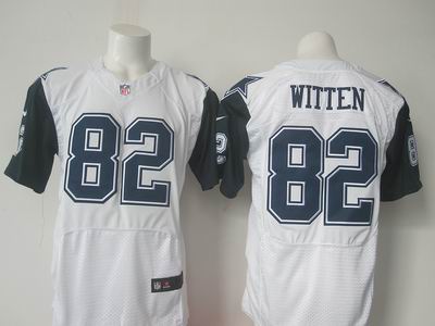 nike nfl cowboys #82 Witten white elite jersey